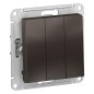 Выключатель 3-кл. СП AtlasDesign 10А IP20 (сх. 1+1+1) 10AX механизм мокко SE ATN000631 Выключатель 3-кл. СП AtlasDesign 10А IP20 (сх. 1+1+1) 10AX механизм мокко SE ATN000631