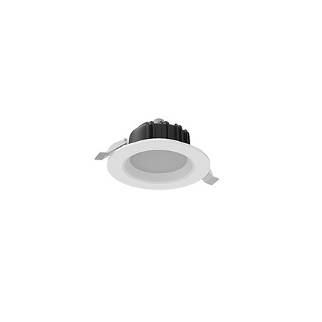 Светильник светодиодный DL-01 Tunable White 11Вт 2700-5700К IP54/20 120х65 кругл. встраив. диммер DALI матов. бел. RAL9010 VARTO
