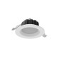 Светильник светодиодный DL-01 Tunable White 11Вт 2700-5700К IP54/20 120х65 кругл. встраив. диммер DALI матов. бел. RAL9010 VARTO