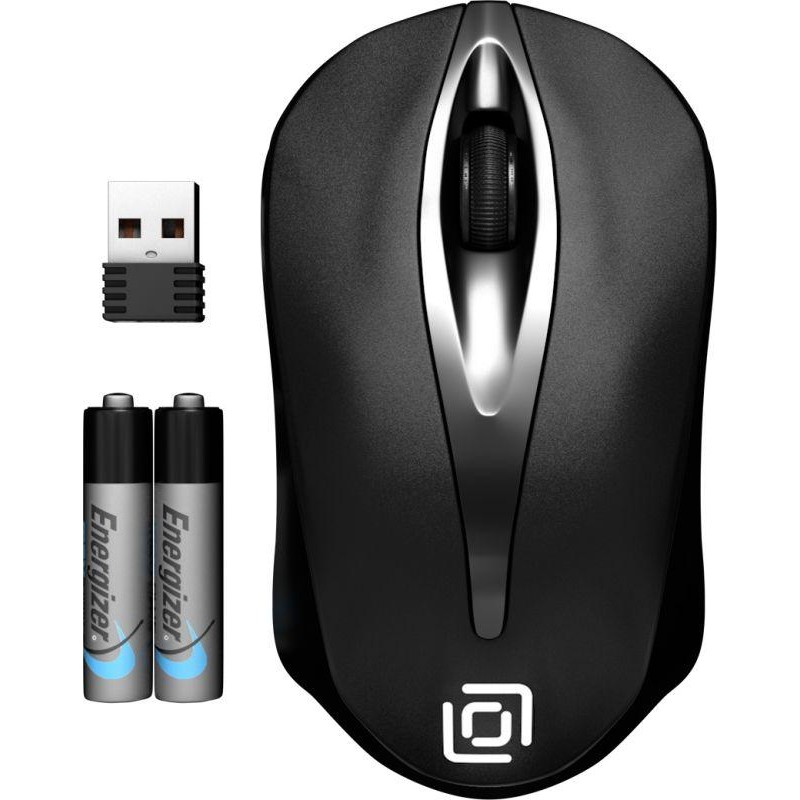 Мышь 675MW черн. оптическая 800dpi беспроводная USB 2but 675MW ОКЛИК 1025915