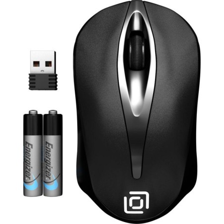 Мышь 675MW черн. оптическая 800dpi беспроводная USB 2but 675MW ОКЛИК 1025915