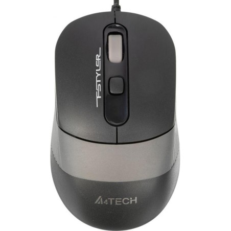 Мышь Fstyler FM10 черн./сер. оптическая 1600dpi USB 4but FM10 GREY A4TECH 1147673