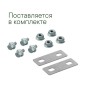 Крышка на угол вертикальный внешний 90град. 100х200 R900 в компл. с крепежн. элемент. и соединения пластинами гор. цинк DKC LKO1