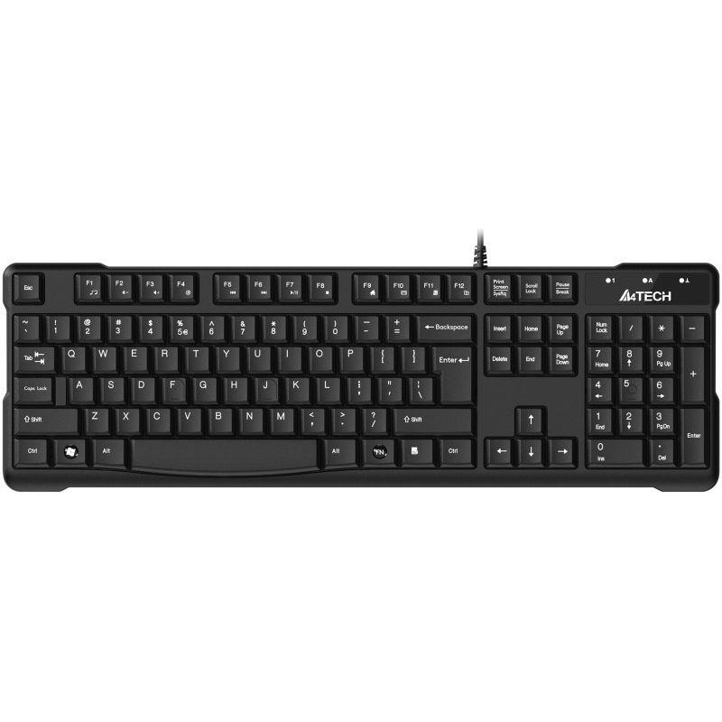 Клавиатура KR-750 черн. USB KR-750 BLACK A4TECH 533409 Клавиатура KR-750 черн. USB KR-750 BLACK A4TECH 533409