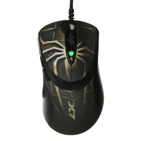 Мышь Oscar Editor XL-747H корич./рисунок лазерная 3600dpi USB2.0 6but XL-747H A4TECH 624586