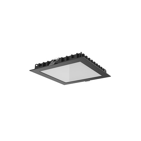 Светильник светодиодный DL-03 25Вт 4000К IP44 200х200х25 квадрат. встраив. матов. черн. RAL9005 VARTON V1-R0-T0342-10000-4402540