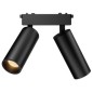 Светильник светодиодный Accent X2 для магнитной системы Galakti 122x26x155 2x9Вт 3000К черн. CRI»91 трековый VARTON V1-R1-97006- Светильник светодиодный Accent X2 для магнитной системы Galakti 122x26x155 2x9Вт 3000К черн. CRI»91 трековый VARTON V1-R1-97006-