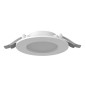Светильник светодиодный DL-01 Slim 100мм 13Вт 3000К 120x37мм IP65/40 круглый встраив. с опаловым рассеив. RAL9003 бел. муар VART