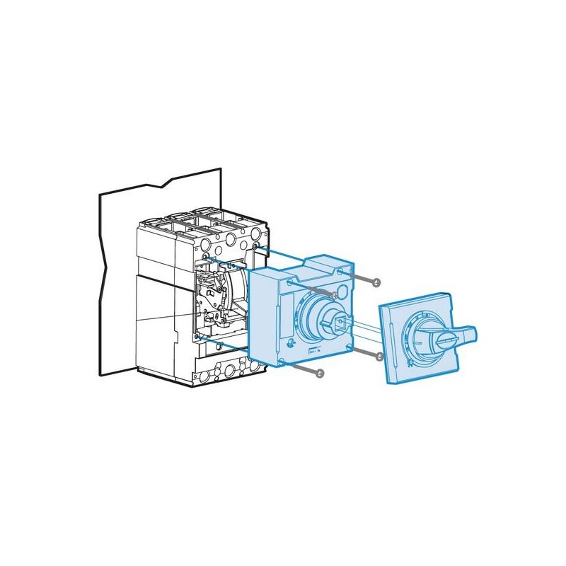 Рукоятка выносная поворотная EH3-S/TS630 LS Electric 83111173806 Рукоятка выносная поворотная EH3-S/TS630 LS Electric 83111173806