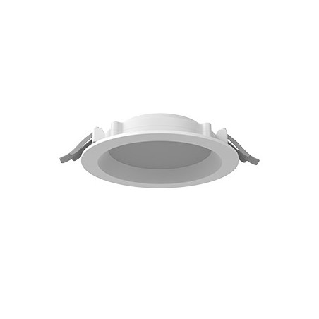 Светильник светодиодный DL-01 Pro 160мм 20Вт 4000К 176x51мм IP65/40 круглый встраив. с опаловым рассеив. RAL9003 бел. муар димме
