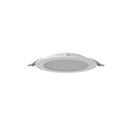 Светильник светодиодный DL-01 Slim 200мм 40Вт 3000К CRI90 221x40мм IP65/40 рассеив. опал RAL9003 бел. муар VARTON V1-RF-0R084-10
