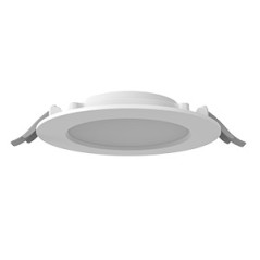 Светильник светодиодный DL-01 Slim 160мм 20Вт 4000К CRI90 176х39мм IP65/40 рассеив. опал RAL9003 бел. муар диммер DALI VARTON V1