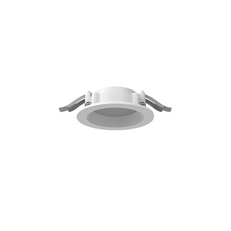Светильник светодиодный DL-01 Pro 100мм 10Вт 4000К IP65/40 CRI90 120х49мм круглый встраив. RAL9003 бел. муар с рассеив. опал VAR