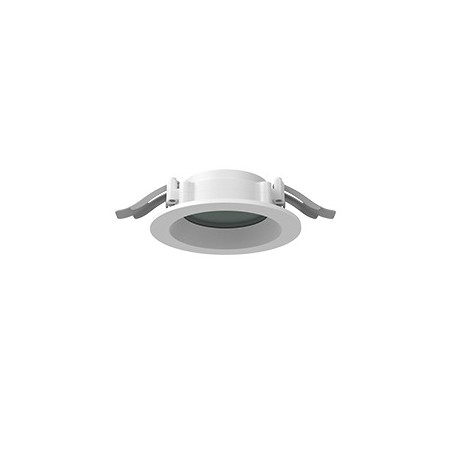 Светильник светодиодный DL-01 Pro 100мм 13Вт 3000К CRI90 120х49мм IP65/40 RAL 9003 бел. муар защ. силикат. стекло VARTON V1-RF-0