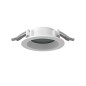 Светильник светодиодный DL-01 Pro 100мм 13Вт 3000К CRI90 120х49мм IP65/40 RAL 9003 бел. муар защ. силикат. стекло VARTON V1-RF-0