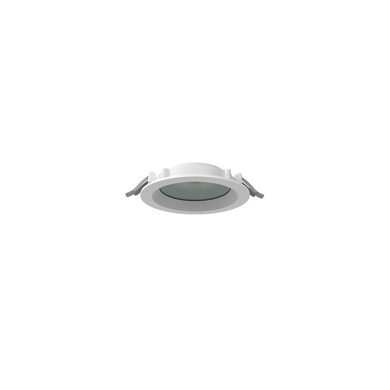 Светильник светодиодный DL-01 Pro 160мм 15Вт 4000К CRI90 176x51мм IP65/40 защ. силикат. стекло RAL9003 бел. муар диммер DALI VAR