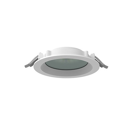 Светильник светодиодный DL-01 Pro 160мм 15Вт 4000К CRI90 176x51мм IP65/40 защ. силикат. стекло RAL9003 бел. муар диммер DALI VAR