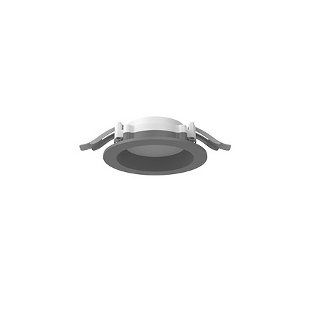 Светильник светодиодный DL-01 Pro 100мм 10Вт 3000К 120х49мм IP65/40 круглый встраив. с опаловым рассеив. RAL7045 сер. муар VARTO