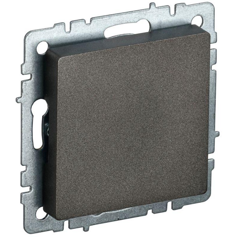 Заглушка c суппортом BRITE МЗ10-БрТБ механизм бронза IEK BR-PL10-K45