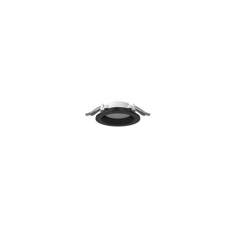 Светильник светодиодный DL-01 Pro 100мм 10Вт 3000К CRI90 120х49мм IP65/40 рассеив. опал RAL9005 черн. муар диммер DALI VARTON V1