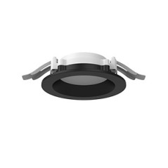 Светильник светодиодный DL-01 Pro 100мм 13Вт 3000К CRI90 120х49мм IP65/40 рассеив. опал RAL9005 черн. муар диммер DALI VARTON V1
