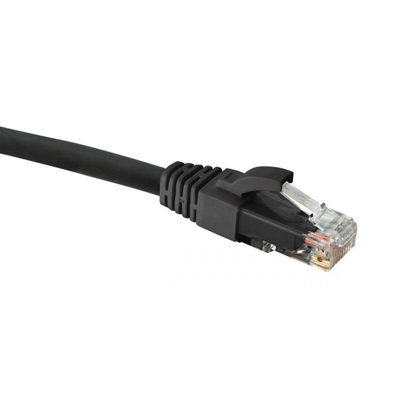 Патч-корд U/UTP LSZH кат.5E 10м черн. Eurolan 21D-U5-10BL