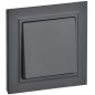 Выключатель 1-кл. СП BRITE ВСР10-1-0-БрГ 10А в сборе графит IEK BR-V10-0-10-K53-F