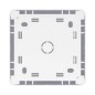 Коробка распределительная 110х110х55мм для кабель-канала DKC 01869 Коробка распределительная 110х110х55мм для кабель-канала DKC 01869