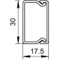 Кабель-канал 30х15 L2000 ABS-пластик WDKH-15030RW T без галоген. бел. OBO 6175392
