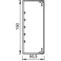 Мини-канал 60.5х150 L2000 WDK60150RW (дл.2м) OBO 6191231