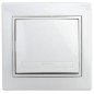 Переключатель промежуточный СП Plano 1-108-01 10А 250В IP20 бел. Intro Б0053816
