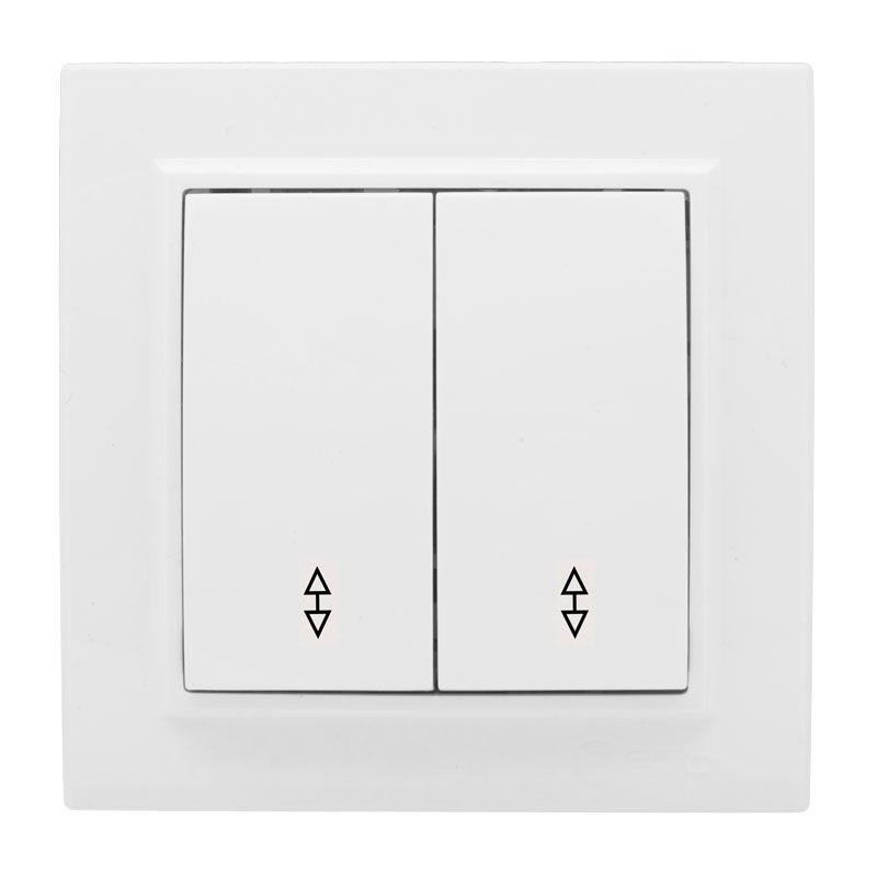 Переключатель проходной 2-кл. СП Минск 10А IP20 бел. Basic EKF ERV10-027-10 Переключатель проходной 2-кл. СП Минск 10А IP20 бел. Basic EKF ERV10-027-10