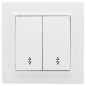Переключатель проходной 2-кл. СП Минск 10А IP20 бел. Basic EKF ERV10-027-10 Переключатель проходной 2-кл. СП Минск 10А IP20 бел. Basic EKF ERV10-027-10