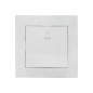 Кнопка звонка 1-кл. СП Валенсия 10А IP20 бел. PROxima EKF EWV10-026-10 Кнопка звонка 1-кл. СП Валенсия 10А IP20 бел. PROxima EKF EWV10-026-10