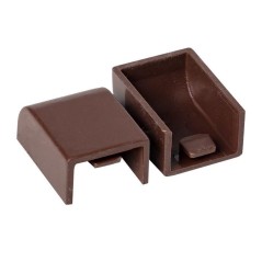 Заглушка 15х10 под темн. дерево Plast PROxima (уп.4шт) EKF ecd-15-10x4