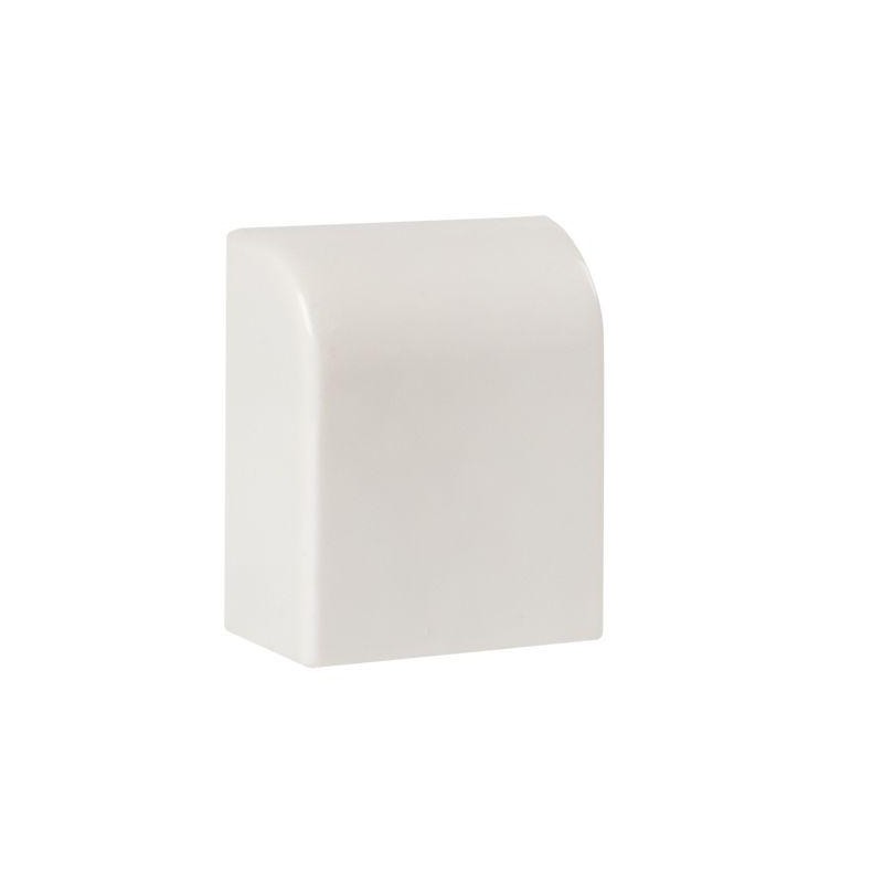 Заглушка 20х10 бел. Plast PROxima (уп.4шт) EKF ecw-20-10x4