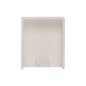 Заглушка 20х10 бел. Plast PROxima (уп.4шт) EKF ecw-20-10x4