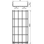 Лоток проволочный 300х55 L3000 сталь 4.8мм GRM 55 300 G оцинк. OBO 6001448