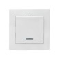 Выключатель 1-кл. СП Валенсия 10А IP20 с индикатором бел. PROxima EKF EWV10-121-10 Выключатель 1-кл. СП Валенсия 10А IP20 с индикатором бел. PROxima EKF EWV10-121-10
