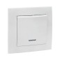 Выключатель 1-кл. СП Валенсия 10А IP20 с индикатором бел. PROxima EKF EWV10-121-10 Выключатель 1-кл. СП Валенсия 10А IP20 с индикатором бел. PROxima EKF EWV10-121-10