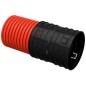 Труба гофрированная двустенная ПНД жесткая d200мм (дл.5.7м) ELASTA IEK ET-TG13-212-200-D57-K04