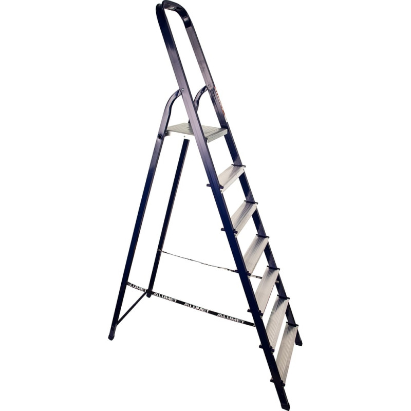 Стальная стремянка Алюмет 7 ступеней. Серия M8407