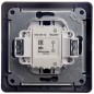 Выключатель 1-кл. СП Glossa 10А IP20 (сх. 1) 10AX в сборе баклажан. SE GSL001112