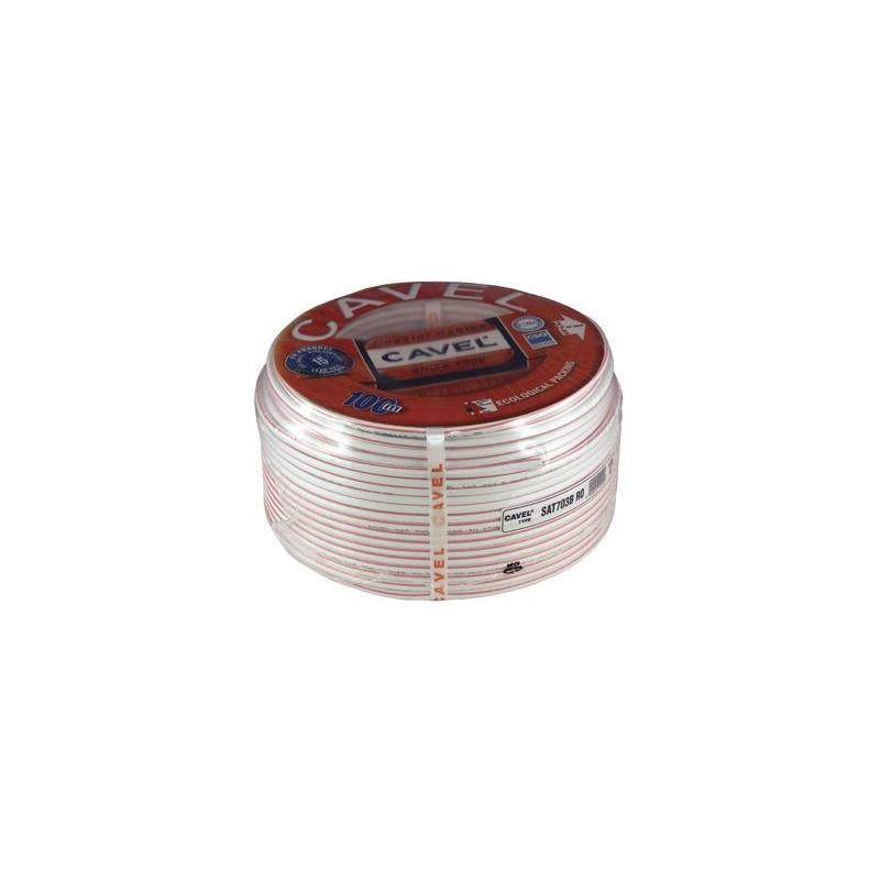 Кабель SAT 703В+Cu/Al/CuSn 75Ом медь Б (м) CAVEL 01-2432