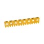 Маркер каб. 4.0-6.0кв.мм CAB3 "A" желт. (уп.300шт) Leg 038360