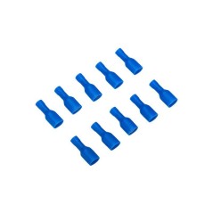 Клемма плоская полностью изолир. (гнездо-7.4мм) 1.5-2.5кв.мм (РППи-м 2.5-(6.3)/FDFD2-250) (блист.10шт) Rexant 06-0395-A