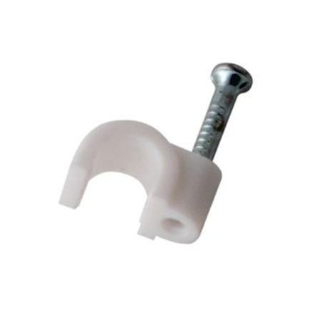 Скоба крепежная круглая d5мм (уп.50шт) Rexant 07-4005