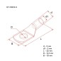 Наконечник ТМЛ 4кв.мм 4-5-3 d5мм ГОСТ 7386-80 (уп.2шт) Rexant 07-5303-5