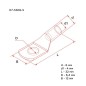 Наконечник ТМЛ 6кв.мм 6-6-4d4мм ГОСТ 7386-80 (уп.2шт) Rexant 07-5306-5 Наконечник ТМЛ 6кв.мм 6-6-4d4мм ГОСТ 7386-80 (уп.2шт) Rexant 07-5306-5