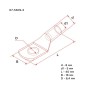Наконечник ТМ 10-8-5 (10кв.мм - d8мм) (уп.100шт) Rexant 07-5309-3 Наконечник ТМ 10-8-5 (10кв.мм - d8мм) (уп.100шт) Rexant 07-5309-3